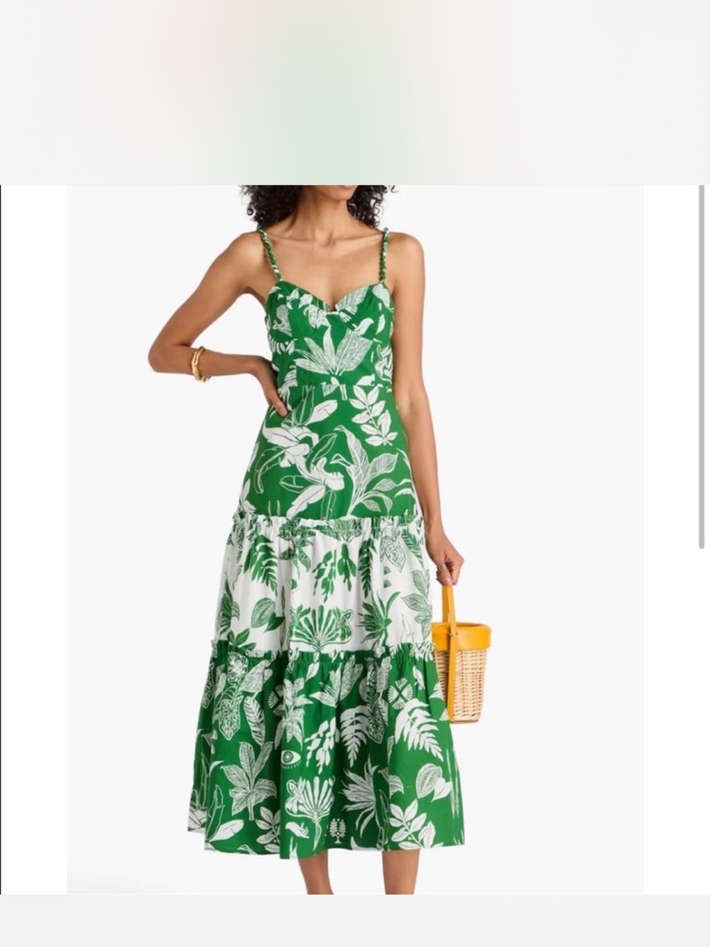 Farm Rio Forest Soul Mix Midi Dress